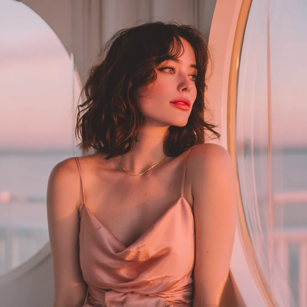 Elle — a smooth, slow-wink AI companion on Flirt AI